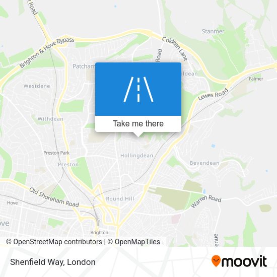 Shenfield Way map