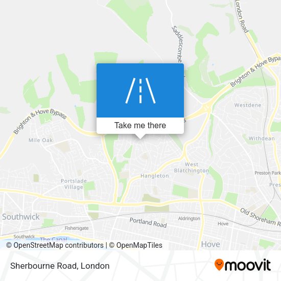 Sherbourne Road map