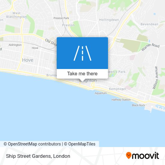 Ship Street Gardens map