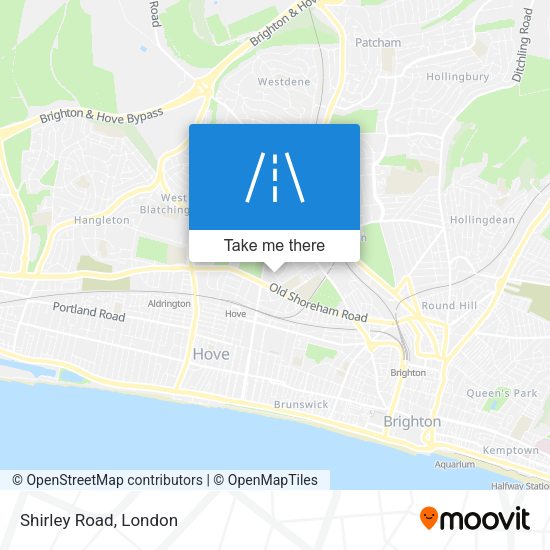 Shirley Road map