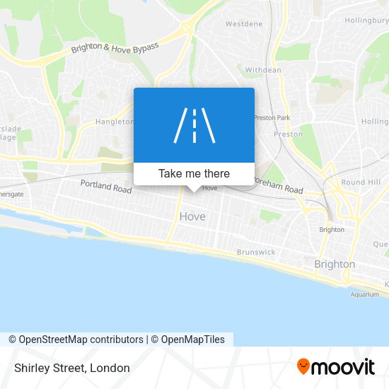 Shirley Street map