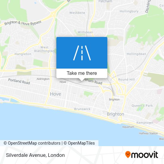 Silverdale Avenue map