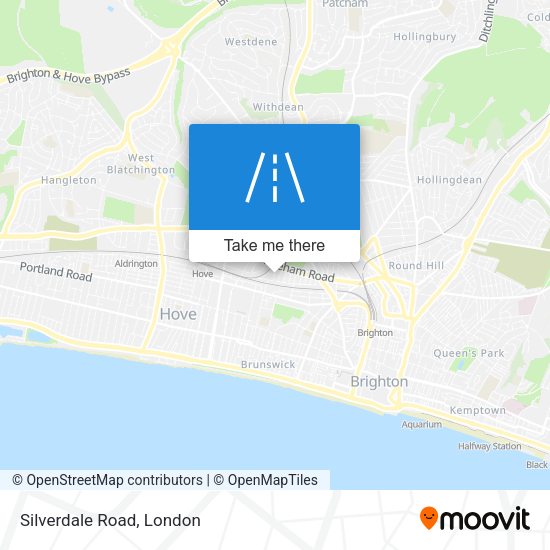 Silverdale Road map