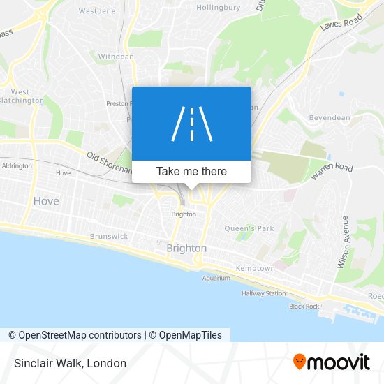 Sinclair Walk map