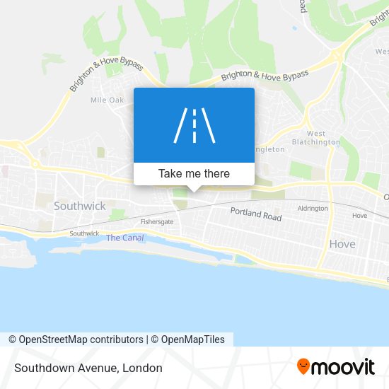 Southdown Avenue map