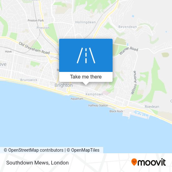 Southdown Mews map