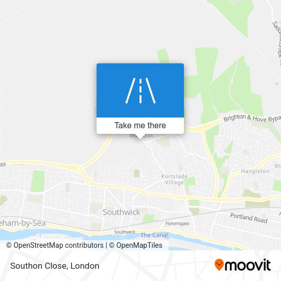 Southon Close map