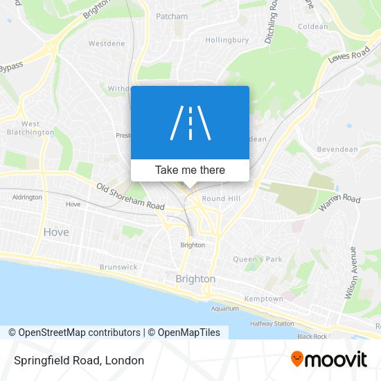 Springfield Road map