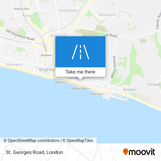 St. Georges Road map