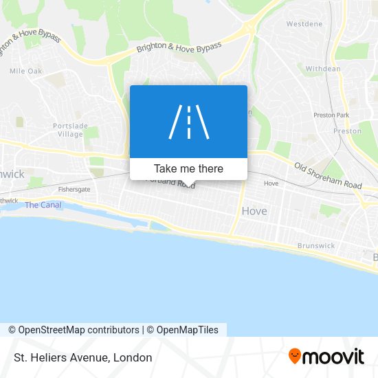 St. Heliers Avenue map