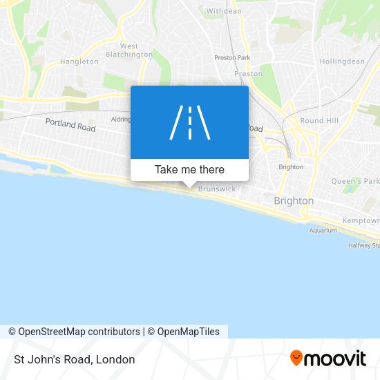 St John's Road map