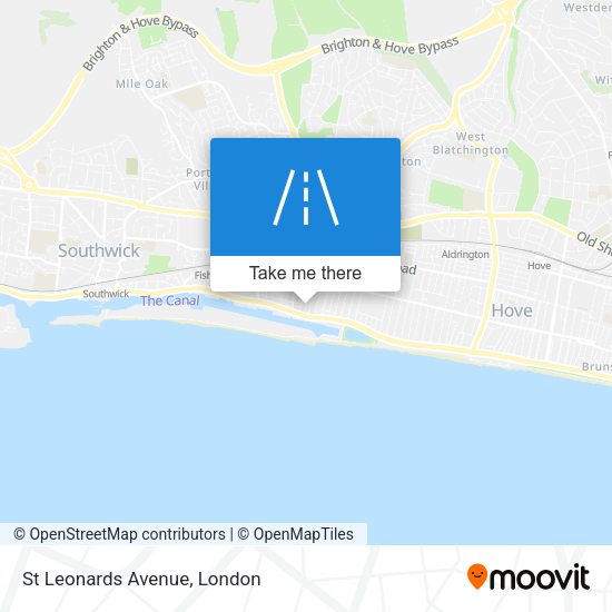 St Leonards Avenue map