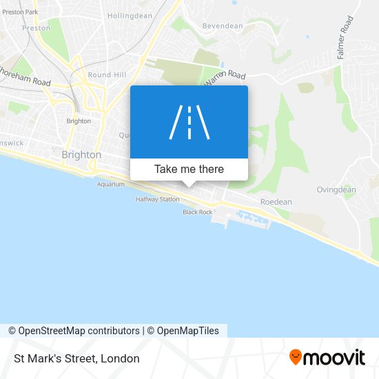 St Mark's Street map
