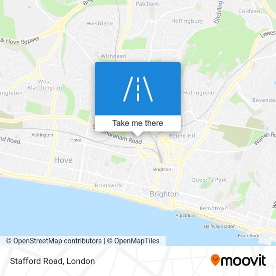 Stafford Road map