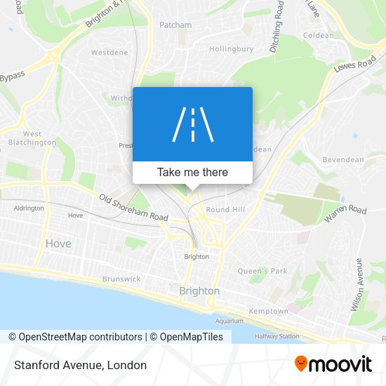 Stanford Avenue map