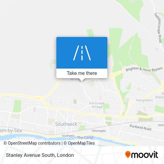 Stanley Avenue South map