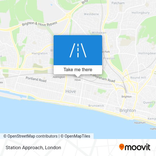 Station Approach map