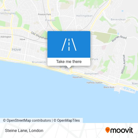 Steine Lane map
