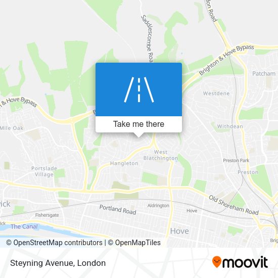 Steyning Avenue map