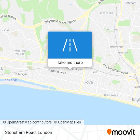 Stoneham Road map
