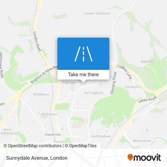 Sunnydale Avenue map