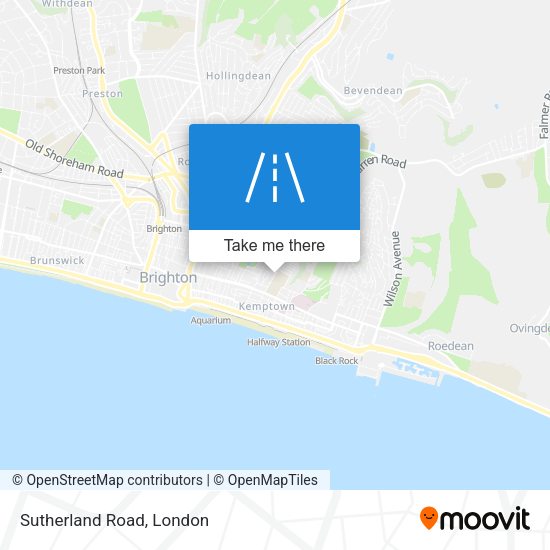 Sutherland Road map