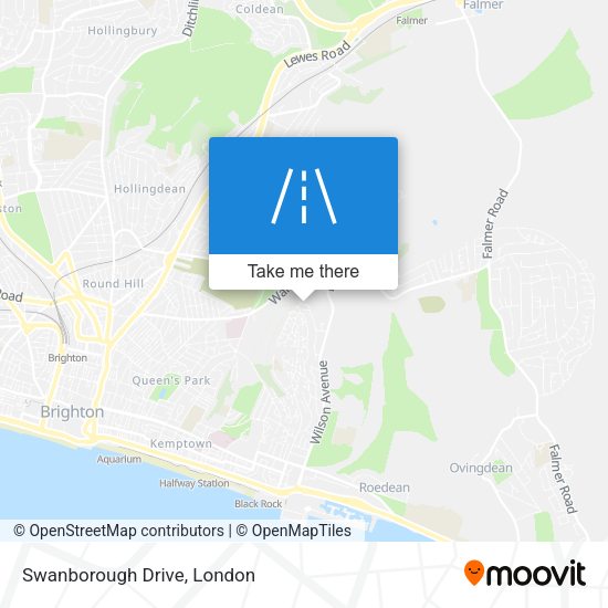 Swanborough Drive map