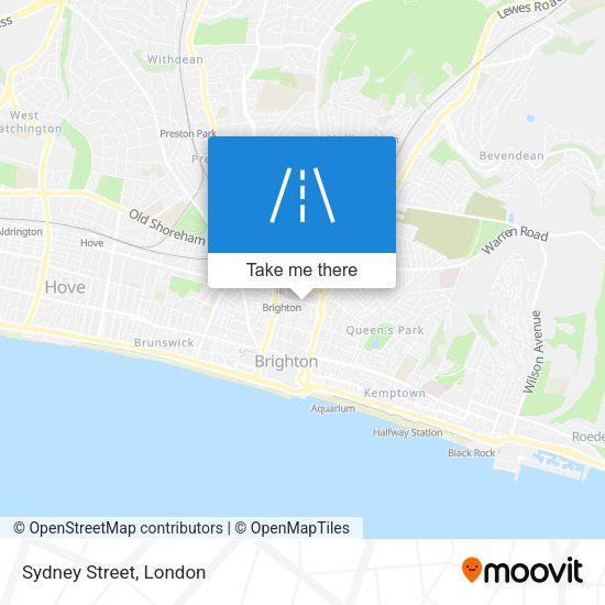 Sydney Street map