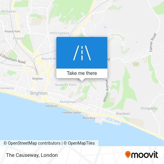 The Causeway map