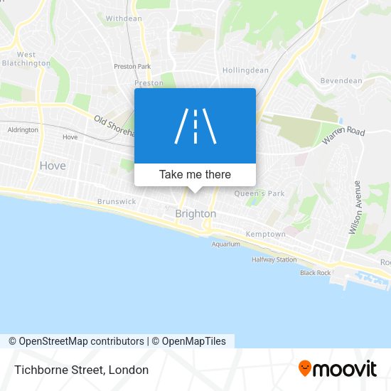 Tichborne Street map