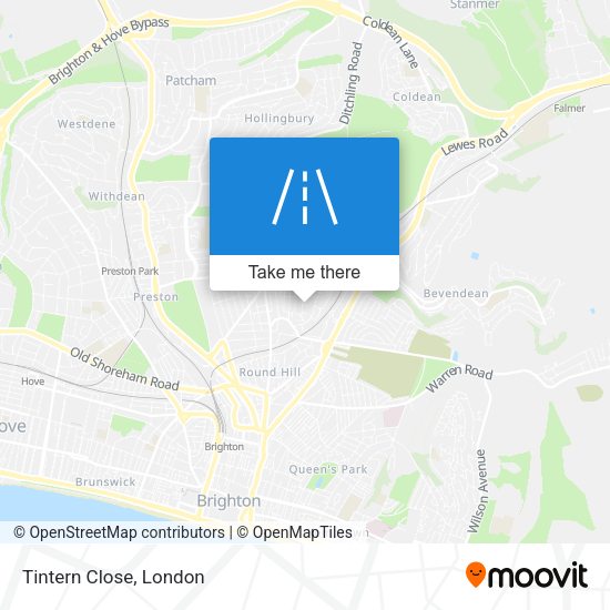 Tintern Close map