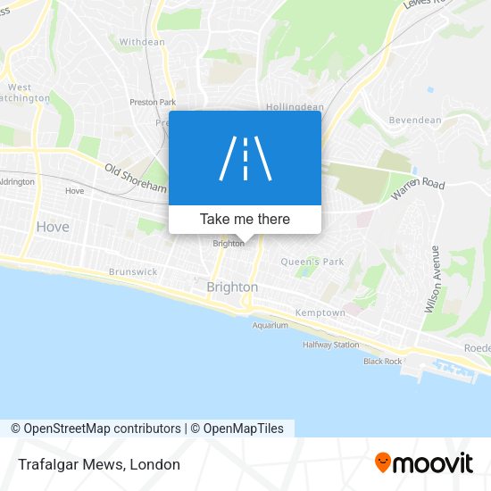 Trafalgar Mews map