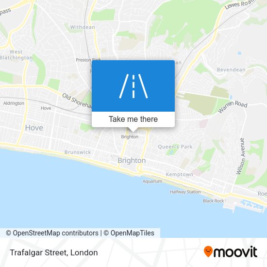 Trafalgar Street map