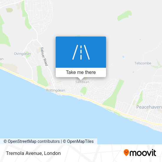 Tremola Avenue map