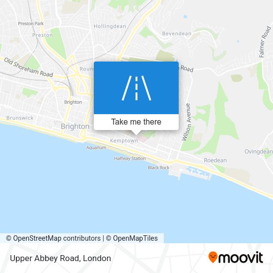 Upper Abbey Road map