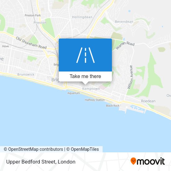 Upper Bedford Street map