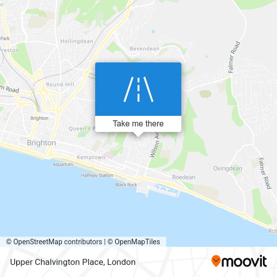 Upper Chalvington Place map