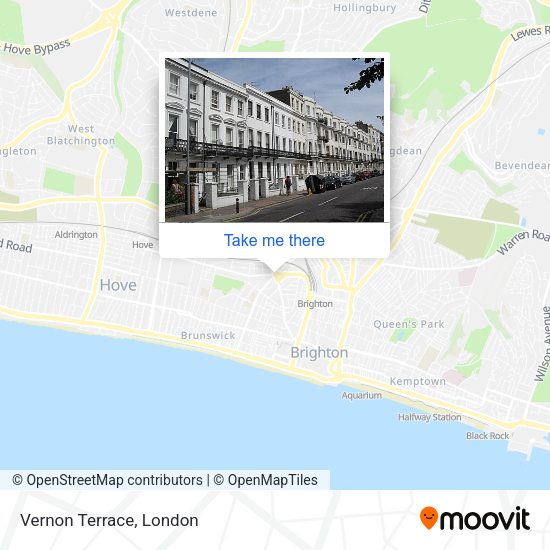 Vernon Terrace map