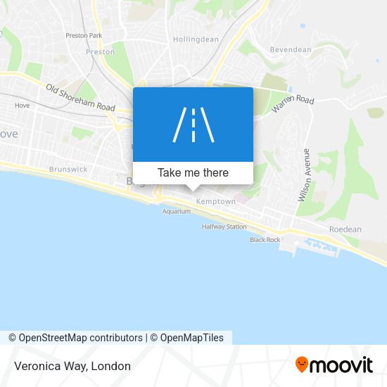 Veronica Way map