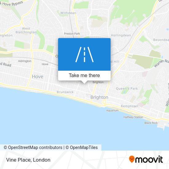 Vine Place map