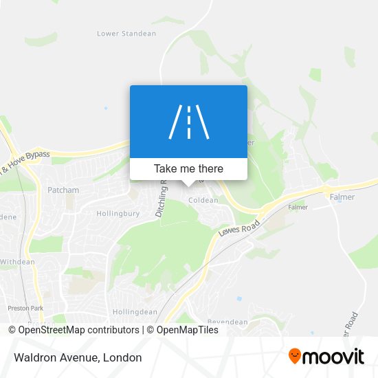 Waldron Avenue map