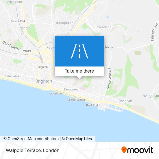 Walpole Terrace map