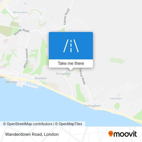 Wanderdown Road map