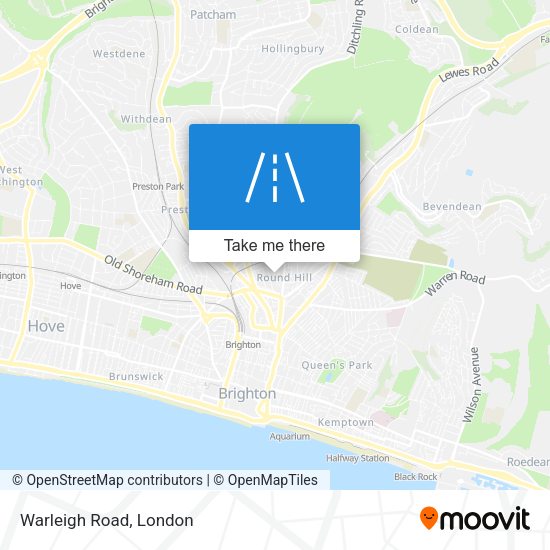 Warleigh Road map