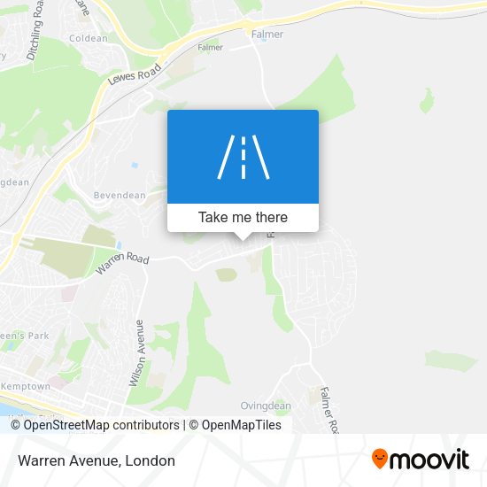Warren Avenue map