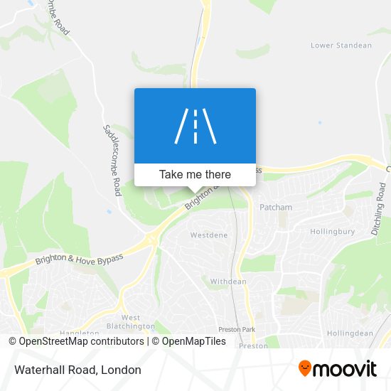 Waterhall Road map
