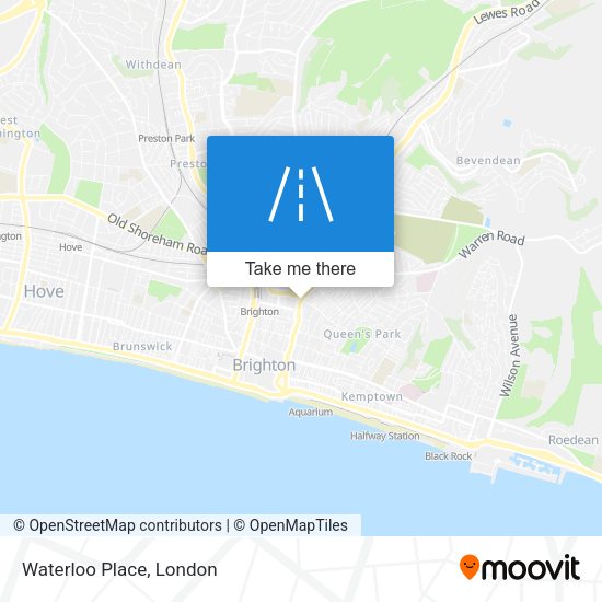 Waterloo Place map