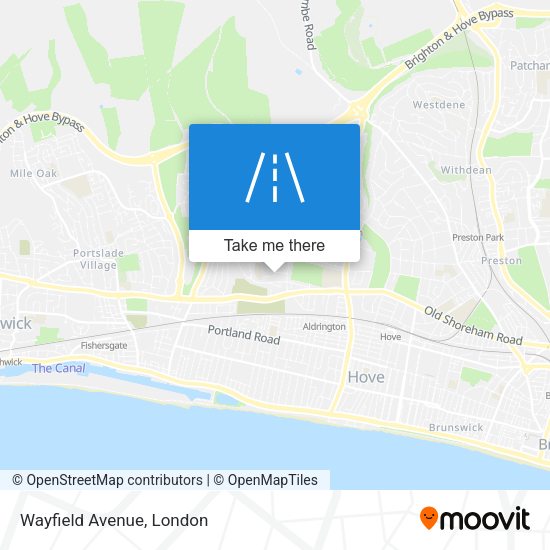 Wayfield Avenue map