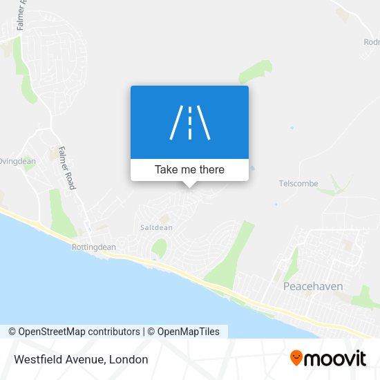 Westfield Avenue map