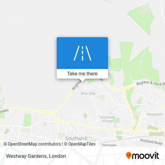 Westway Gardens map